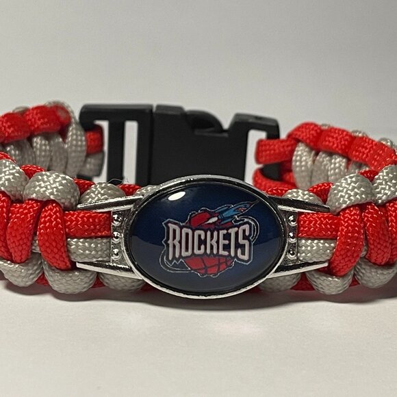 Houston Rockets NBA Paracord Bracelet NEW - Picture 1 of 2